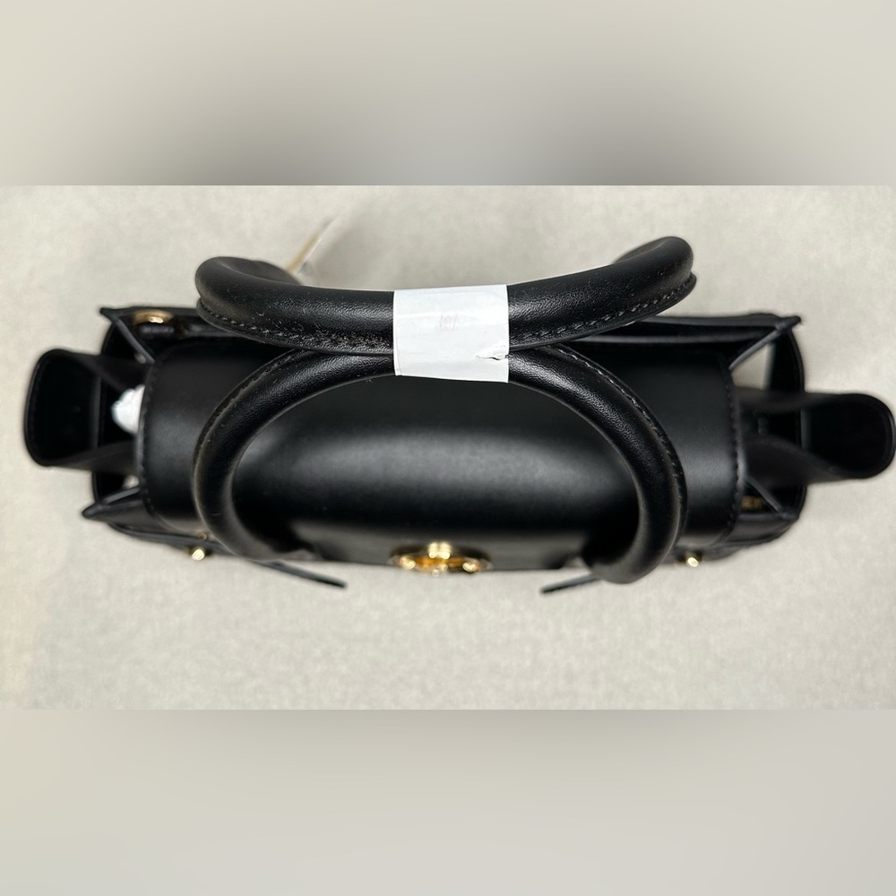 Michael Kors Carmen Medium Belted Black Satchel - Picture 6 of 6